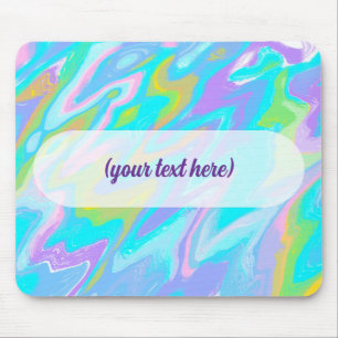 Kaugummi-Marmor-Textur-Flüssiglack-Mischung Mousepad