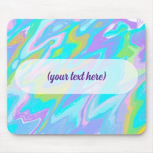Kaugummi-Marmor-Textur-Flüssiglack-Mischung Mousepad (Vorne)