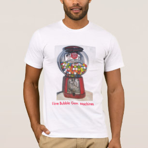 Kaugummi-Maschinen-Kunst T-Shirt