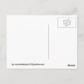 Kaugummi Postkarte (Rückseite)