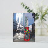 Kaugummi Postkarte (Stehend Vorderseite)