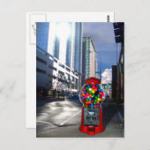 Kaugummi Postkarte (Vorne/Hinten)