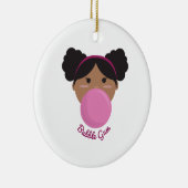 Kaugummi-Prinzessin Keramikornament (Rechts)