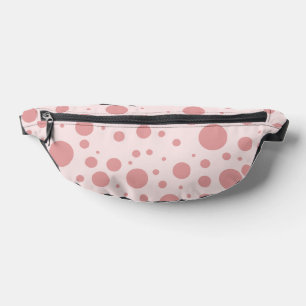 Kaugummi-Rosa-Punkte Bauchtasche