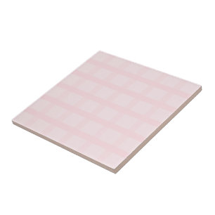 Kaugummi-Rosa und Lavendel-Schamrot Gingham-Muster Fliese