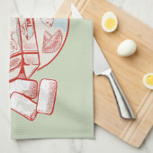 Kaugummi-Thunfischgeschmack Geschirrtuch (Viertel Falte)