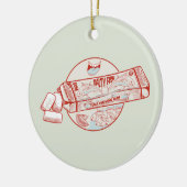 Kaugummi-Thunfischgeschmack Keramik Ornament (Links)