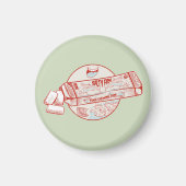 Kaugummi-Thunfischgeschmack Magnet (Vorne)