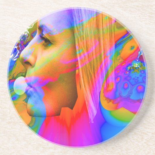 Kaugummi Untersetzer (Vorne)