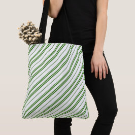 Kaugummi-Zuckerstangen-Weihnachtsstreifen Tasche