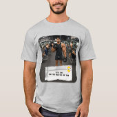 Kaugummipapier Witze Arm Tag T-Shirt (Vorderseite)