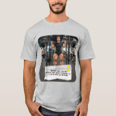 Kaugummipapier Witze Beintag T-Shirt (Vorderseite)