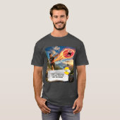 Kaugummipapier-Witze Disc Golf T-Shirt (Vorne ganz)