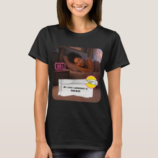 Kaugummipapier Witze Liebessprache TShirt (Vorderseite)