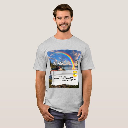 Kaugummipapier Witze T-Shirt (Vorne ganz)