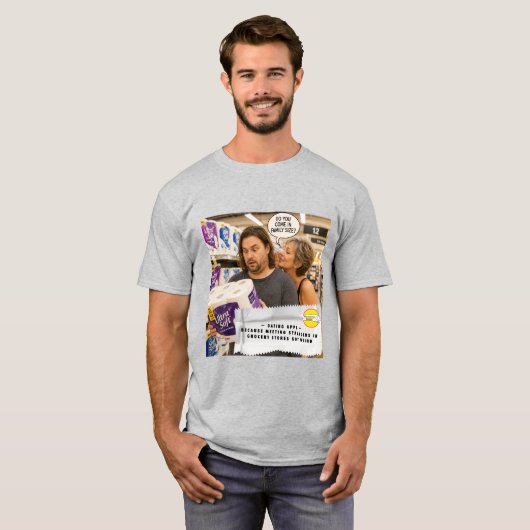 Kaugummipapier Witze T-Shirt (Vorne ganz)