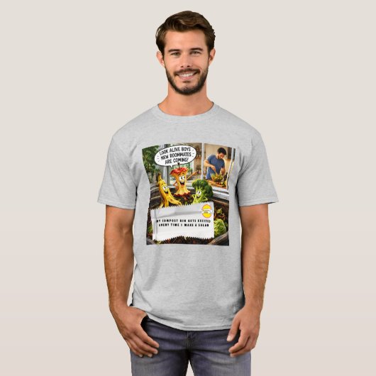 Kaugummipapier Witze T-Shirt (Vorne ganz)
