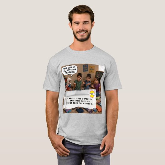 Kaugummipapier Witze T-Shirt (Vorne ganz)