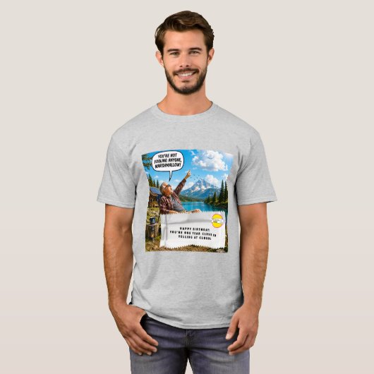 Kaugummipapier Witze T-Shirt (Vorne ganz)