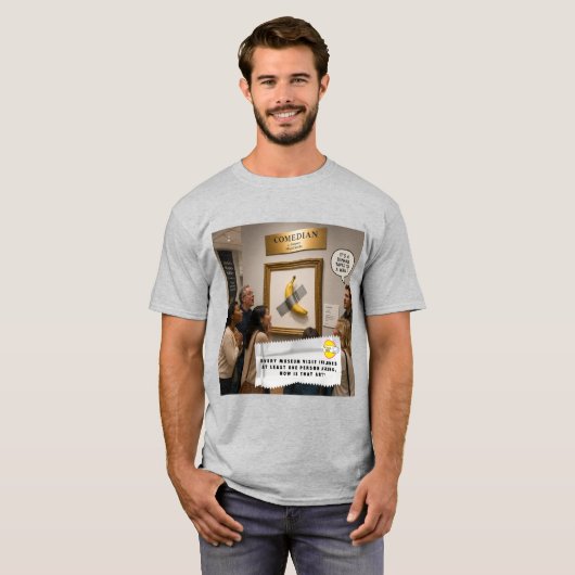 Kaugummipapier Witze T-Shirt (Vorne ganz)