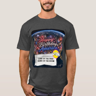 Kaugummiverpackung-Witze 4. Juli T-Shirt