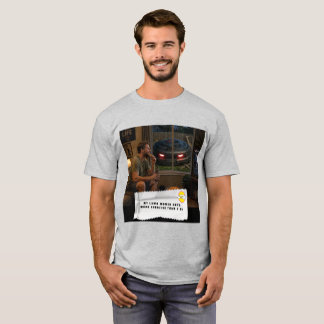 Kaugummiverpackung-Witze Roboter-Rasenmäher-T-Shir T-Shirt