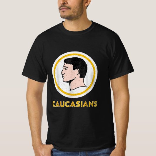 Kaukasier Funny Vintag Caucasians Stolz T-Shirt (Vorderseite)