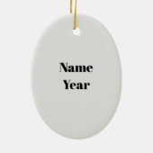 Kaukasische männliche EMS Paramedic Ornament (Hinten)