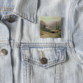 Kaukasische Schlucht, 1893 Button (Beispiel)