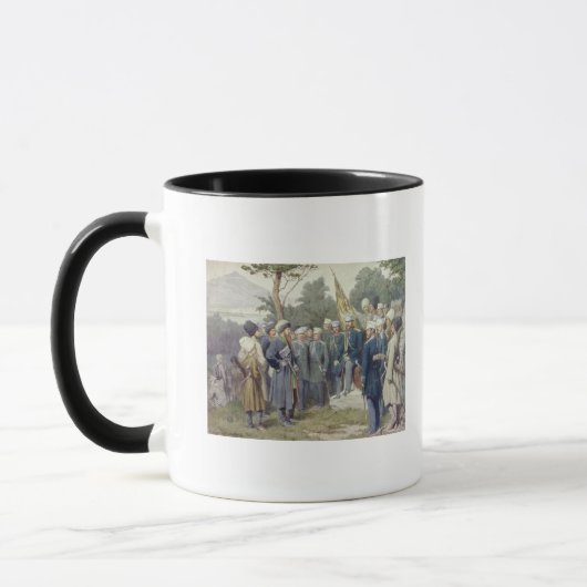 Kaukasischer Führer Shamil Tasse (Links)