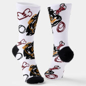 Kaukasischer Schäferhund Kunst Socken (Gewinkelt)