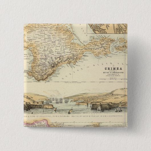 Kaukasus und Krim Button (Vorderseite)