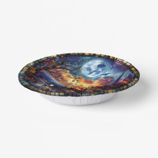 Kauldron aus verkettetem Glas Pappteller (Gewinkelt)