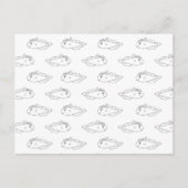 Kaulquappen-Muster Postkarte (Vorderseite)