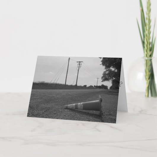 "Kaum arbeiten" - Gute Karte erhalten (Vorderseite)