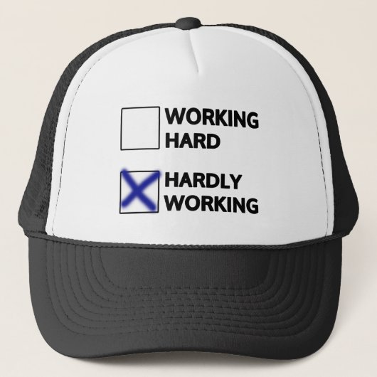 kaum arbeiten truckerkappe (Vorderseite)