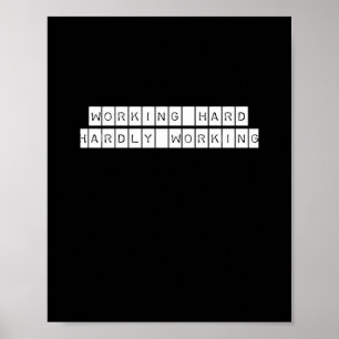 Kaum arbeiten - Working Vibes Poster