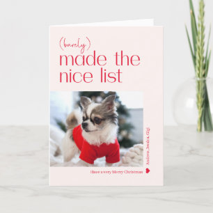 Kaum bearbeitbare farblich gefaltete Weihnachtskar Feiertagskarte