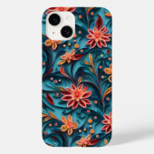 Kaum da Nahtlose Blumenmuster Case-Mate iPhone Hülle (Rückseite)