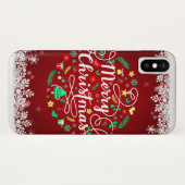 Kaum dort iPhone X Weihnachtsfall Case-Mate iPhone Hülle (Rückseite (Horizontal))