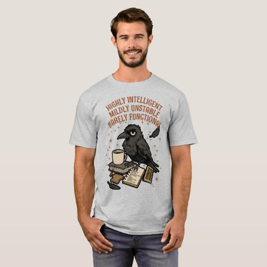 Kaum funktionaler Datensatz: Intelligent, instabil T-Shirt (Vorne ganz)