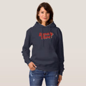 Kaum hier / Red Hoodie (Vorne ganz)
