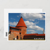 Kaunas Castle Postkarte (Vorne/Hinten)