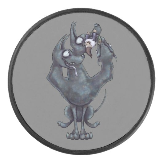 Kauspielzeug Eishockey Puck (Vorderseite)