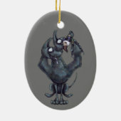 Kauspielzeug Keramik Ornament (Hinten)