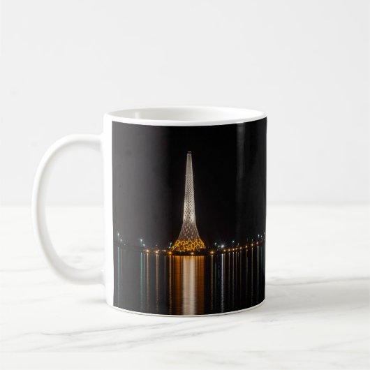 KAUST-Leuchtturm Kaffeetasse (Links)