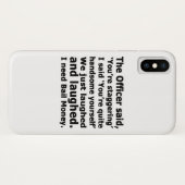 Kaution Case-Mate iPhone Hülle (Rückseite (Horizontal))