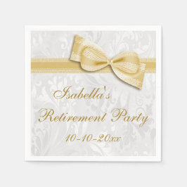 Kaution für Damaskus und Gold-Imitate Serviette