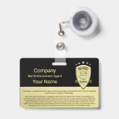 Kautions-Agent Ausweis (Vorderseite mit einziehbar)