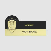 Kautions-Agent Namensschild (Vorderseite)